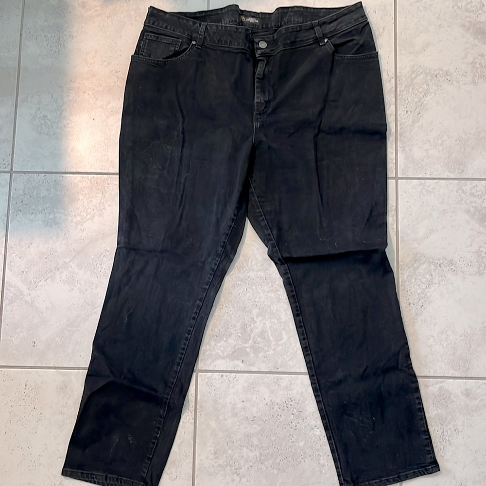 Lee 24w long black jeans